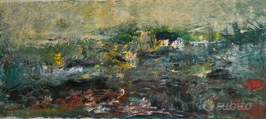 Astratto Materico - Paesaggio Informale su Tela