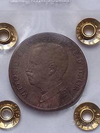 Moneta vit.em.III 5 centesimi 1908 raro bb