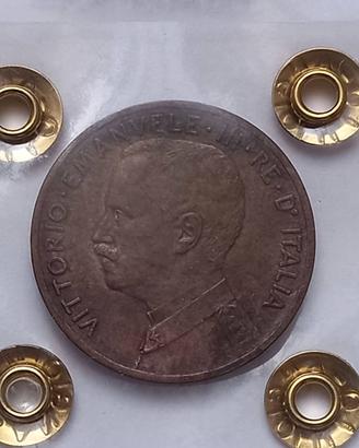 Moneta vit.em.III 5 centesimi 1908 raro bb