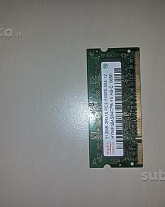 Ram per laptop e notebook