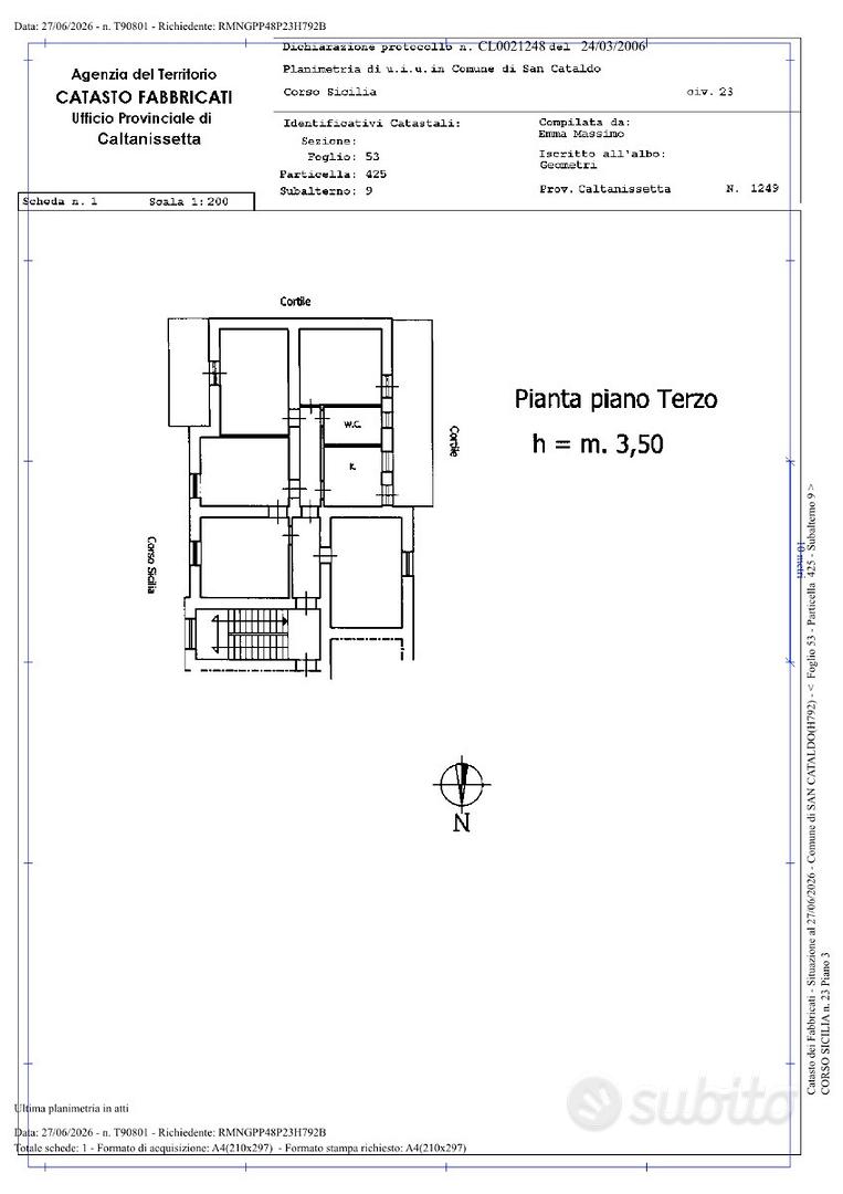 Appartamento – San Cataldo, Bigini - Altro