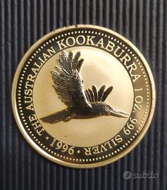 Australia -Kookaburra argento PROOF -anno 1996