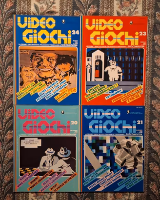 4 numeri rivista Video Giochi Jackson: 20-21-23-24