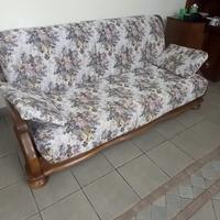 Divano letto in legno