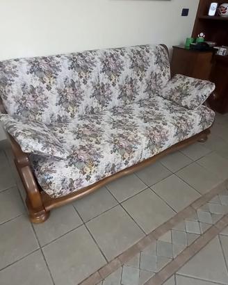 Divano letto in legno