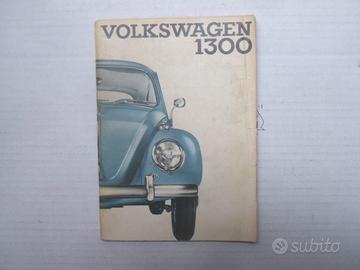 USO MANUTENZIONE VOLKSWAGEN MAGGIOLINO 1300 08/65.