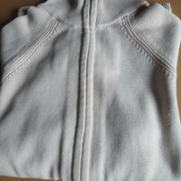 Cardigan in cotone con lampo 