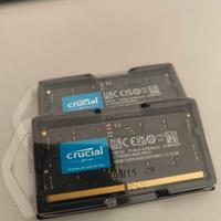 RAM ddr5 laptop sodimm 16x2 ( 32 GB )