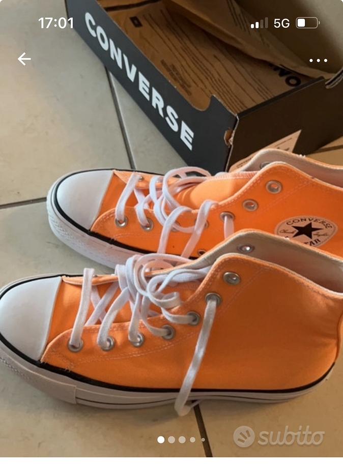 Converse arancioni outlet fluo