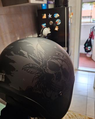  casco nuovo+occhiali moto in reagalo