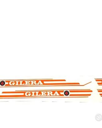 adesivi gilera trial 5v colore arancio kit 4 pz