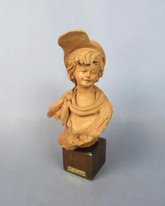 SCULTURA IN TERRACOTTA FIRMATA LUCIANO PAOLETTI