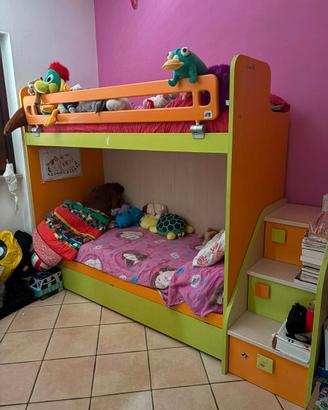 Cameretta completa 3 posti letto