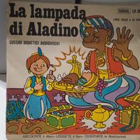 Libro disco 45 giri La lampada di Aladino 