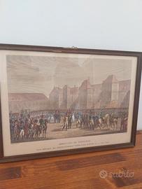 Quadri inizi 900 acquaforte colorato