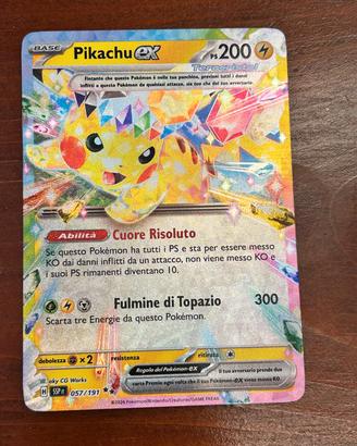 Pokémon Pikachu ex teraCristal  057/191