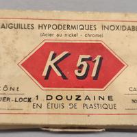 Scatola Aghi Ipodermici K51 Vintage