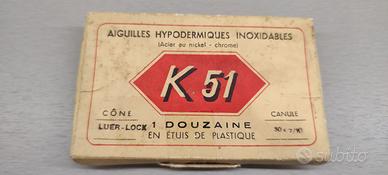 Scatola Aghi Ipodermici K51 Vintage