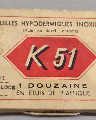 Scatola Aghi Ipodermici K51 Vintage