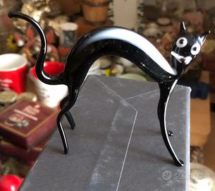 Gatto in vetro di Murano