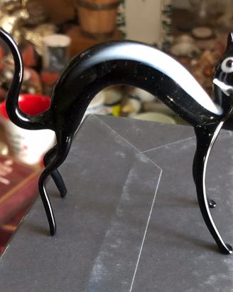 Gatto in vetro di Murano