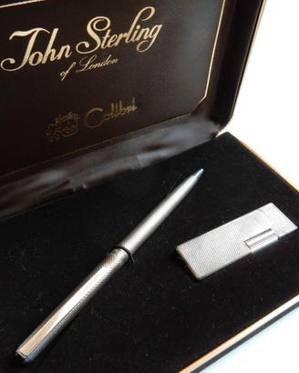 Penna a sfera e accendino John Sterling