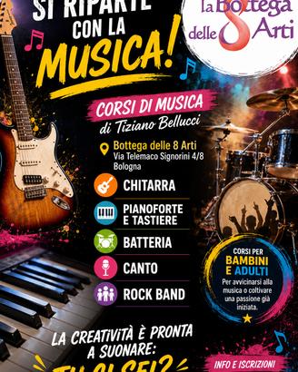 Lezioni di musica, chitarra, piano, batteria (20)