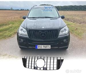 GRIGLIA PER MERCEDES M ML W164 08-11 LOOK AMG NERO