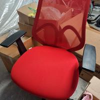 HJH office sedia studio design rossa ergonomica