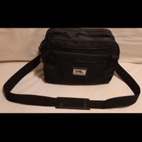 Borsa viaggio nera Roncato in nylon con tracolla