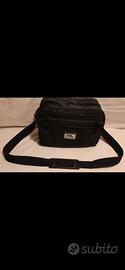 Borsa viaggio nera Roncato in nylon con tracolla