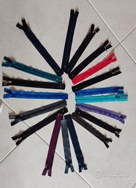 Cerniere lampo 22 cm