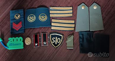 portapenna truppe alpine elmetto M33 e varie