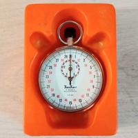 Cronometro cromato tedesco Hanhart anni 30 raro