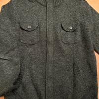 Maglione tipo militare con cerniera