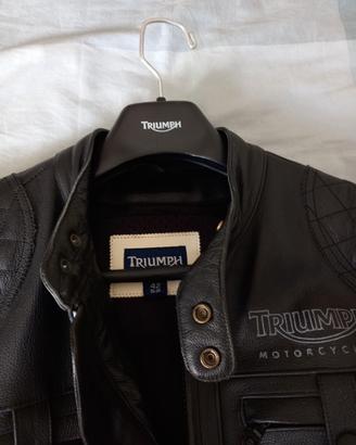 Giacca moto Triumph 100%pelle