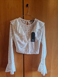 Top elegante da cerimonia