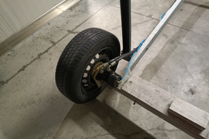 Carrello idraulico per barca