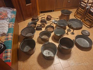 VARI PAIOLI IN RAME