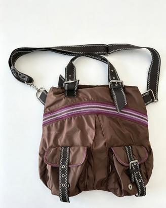 borsa bensimon marrone von tracolla rimovibile