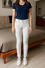 Jeans Patrizia Pepe bianchi 