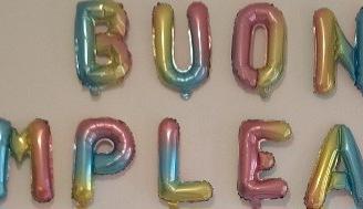 Set palloncini buon compleanno