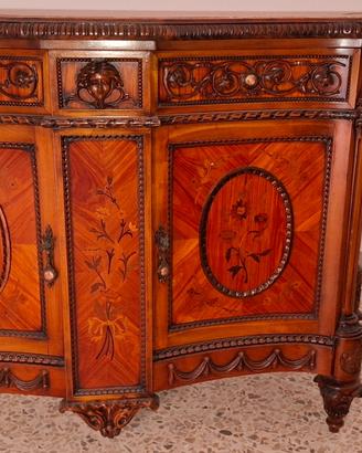Credenza/Mobile in Legno Pregiato con 
