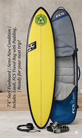 🏄♂️  X Surfboards 7'4" + Set Viaggio Completo 🏄