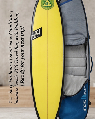 🏄♂️  X Surfboards 7'4" + Set Viaggio Completo 🏄