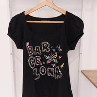 Maglia Barcellone da donna nera