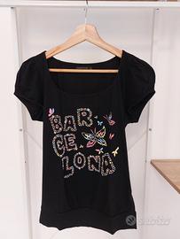 Maglia Barcellone da donna nera