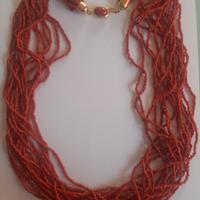 Collana MG Red Rosso Corallo Big