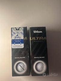 scatole di palline da golf nuove wilson