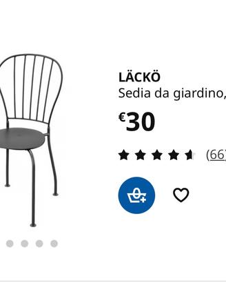 Sedia Ikea Lacko